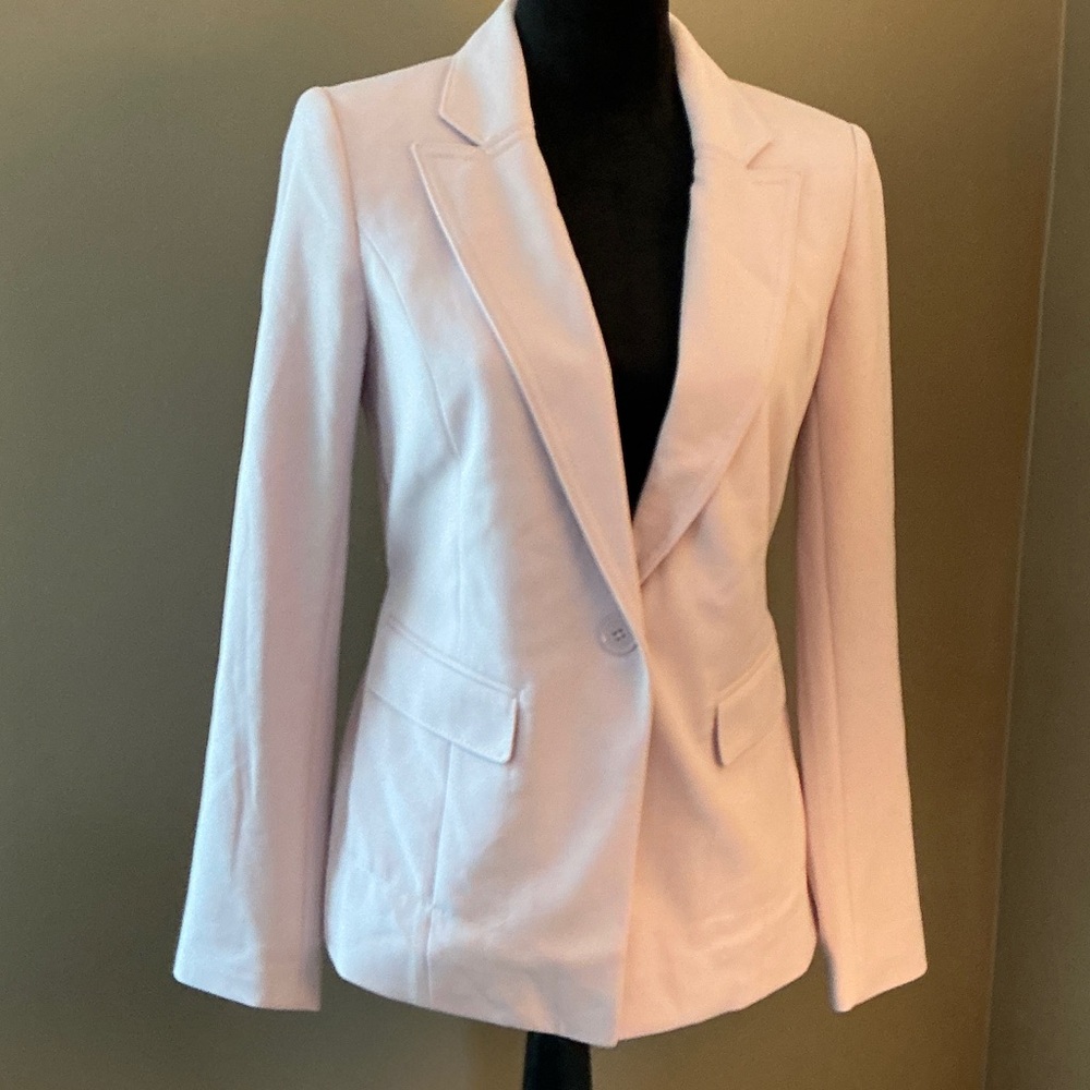 NWT Elegant Women's Belted Blazer White House Black Market Cottage Rose Size 2
